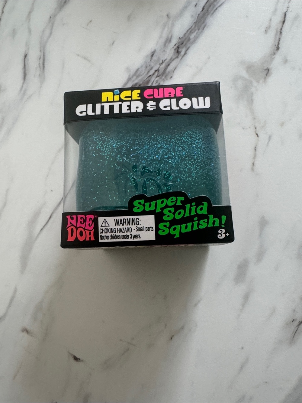 NeeDoh Nice Cube Glitter & Glow